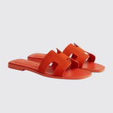 Oran Sandals in Orange Corail