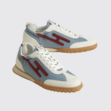 Jet Sneakers in Multicolore Bleu Galet