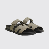 Chypre Sandals in Vert Sauge