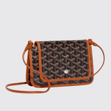 Plumet Pouch-Wallet in Tan/Black