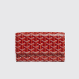 Varenne Continental Wallet in Red