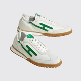 Jet Sneakers in Blanc / Vert Jungle