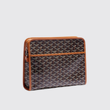 Jouvence GM Toiletry Bag in Tan/Black