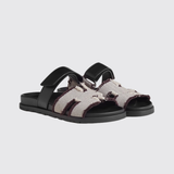 Chypre Sandals in Prunoir/Noir