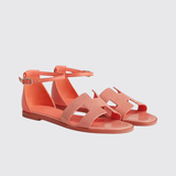 Santorini Sandals in Orange Joey