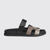 Chypre Sandals in Ombre/Noir