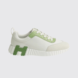 Bouncing Sneakers in Blanc / Vert De Mer