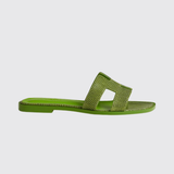 Oran Sandals in Vert Absinthe