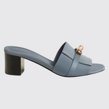 Gigi 50 Sandals in Bleu Grignon
