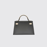Mini Kelly in Grey/Craie