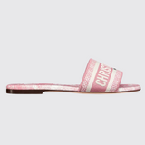 Mule Dway Dioriviera Sandals in Rose Bégonia
