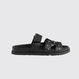 Chypre Sandals in Noir