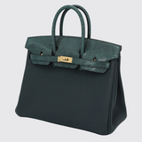 Birkin 25 in Vert Rousseau & Vert Cypress