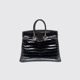 Preloved Birkin 25 in Noir