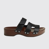 Kos Clogs in Noir