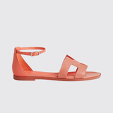Santorini Sandals in Orange Joey