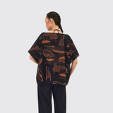 "Thalassa Tattoo" Beach Tunic