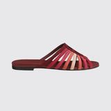 Noria Sandals in Multicolore Rouge H
