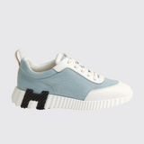 Bouncing Sneakers in Bleu Clair / Blanc