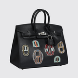 Birkin 20 “Bouclerie Moderne Casaque” in Black
