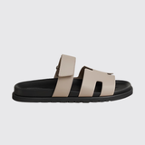 Chypre Sandals in Beige Galet
