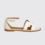 Santorini Sandals in Blanc