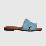 Oran Sandals in Bleu Clair