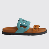 Extra Sandals in Bleu Minéral/Naturel