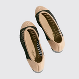 Raffia Ballet Flats