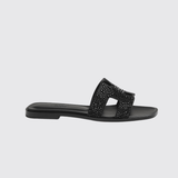 Oran Sandals in Noir
