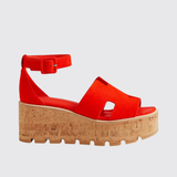 Luce 30 Sandals in Rouge Grenadine