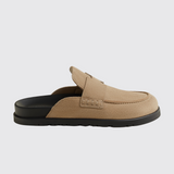 Go Mules in Beige Camel