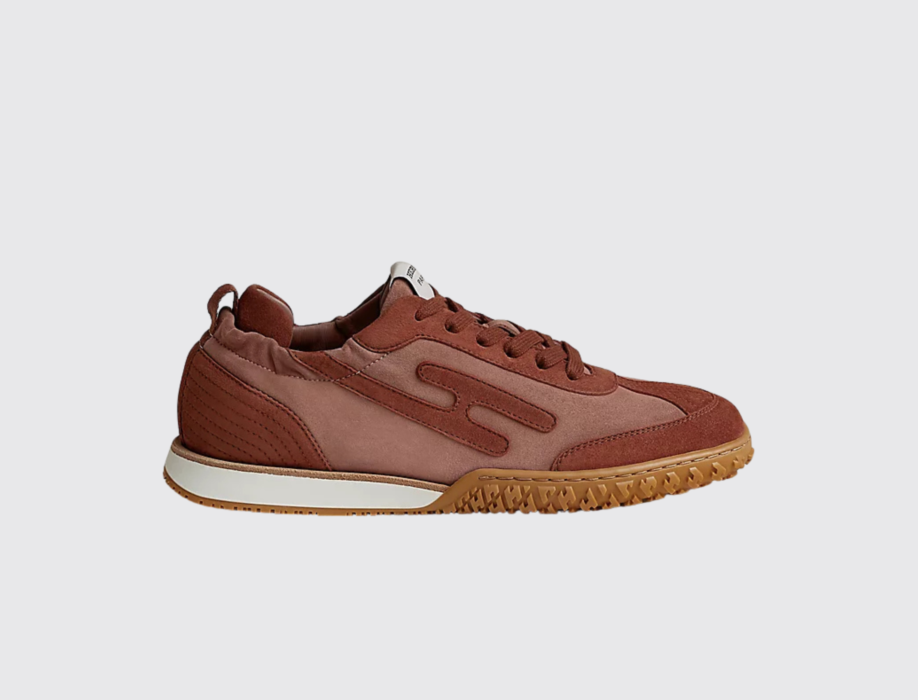 Jet Sneakers in Rose Antique / Rouge Sépia | Hermes | Vivent – VIVENT Jet Sneakers in Rose Antique / Rouge Sépia | Hermes | Vivent – VIVENT