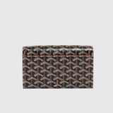 Varenne Continental Wallet in Tan/Black