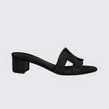 Oasis Sandals in Noir