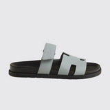 Chypre Sandals in Gris Nuage