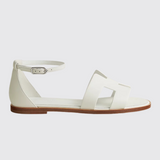 Santorini Sandals in Blanc