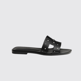 Oran Sandals in Noir