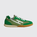 Jet Sneakers in Vert Jungle / Blanc