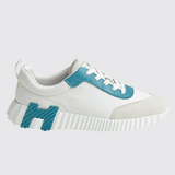 Bouncing Sneakers in Blanc/Bleu Minéral