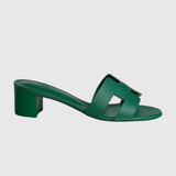 Oasis Sandals in Vert Oyat