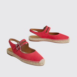 Menorca Espadrilles in Rose Grenade / Rouge Piment