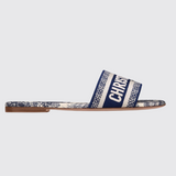 Mule Dway Dioriviera Sandals in Bleu Intense
