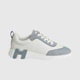 Bouncing Sneakers in Blanc / Bleu Galet