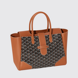 Saïgon Tote Bag in Tan/Black