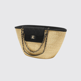 Large Braided Straw Bag