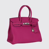 Birkin 30 in Rose Pourpre