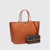 Anjou PM Bag in Tan/Black