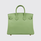Birkin 25 in Vert Criquet