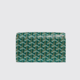 Varenne Continental Wallet in Green